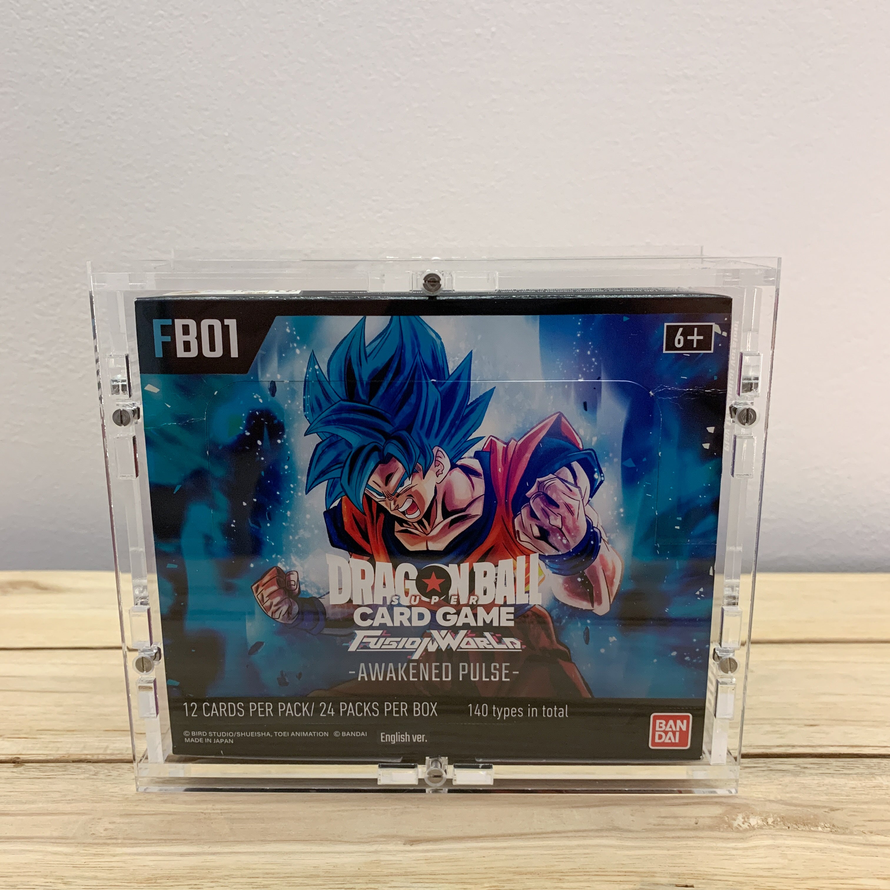Acrylic Case for Dragon Ball Super Fusion World 24 Booster Display (FB01) Kartenschatz - Pokemon Plexiglas Acryl Cases und mehr! Acrylic Case for Dragon Ball Super Fusion World 24 Booster Display (FB01) Kartenschatz - Pokemon Plexiglas Acryl Cases und mehr!