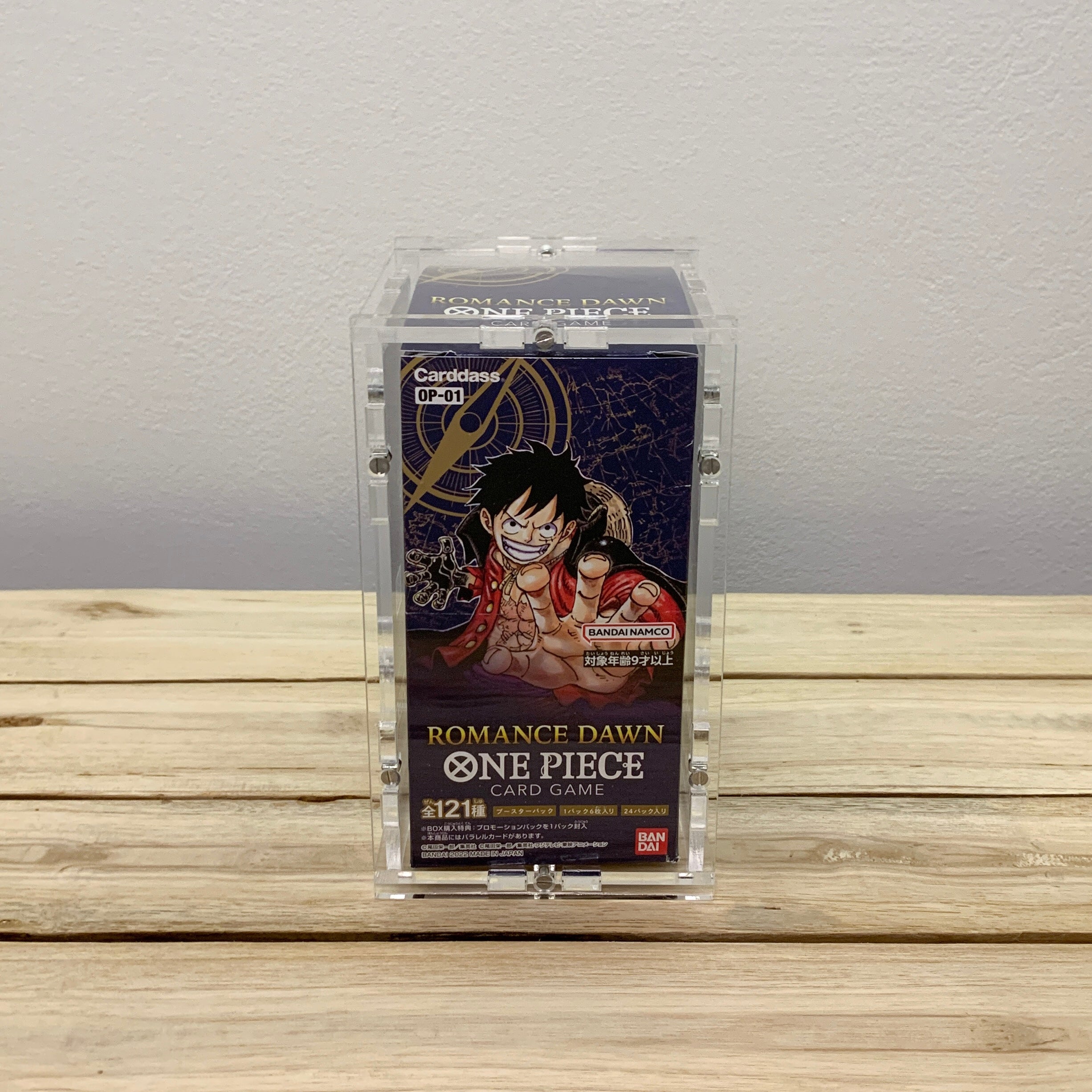 Acryl Case für One Piece Booster Display (JAP) zB OP-01 OP-05 OP-07JP ...