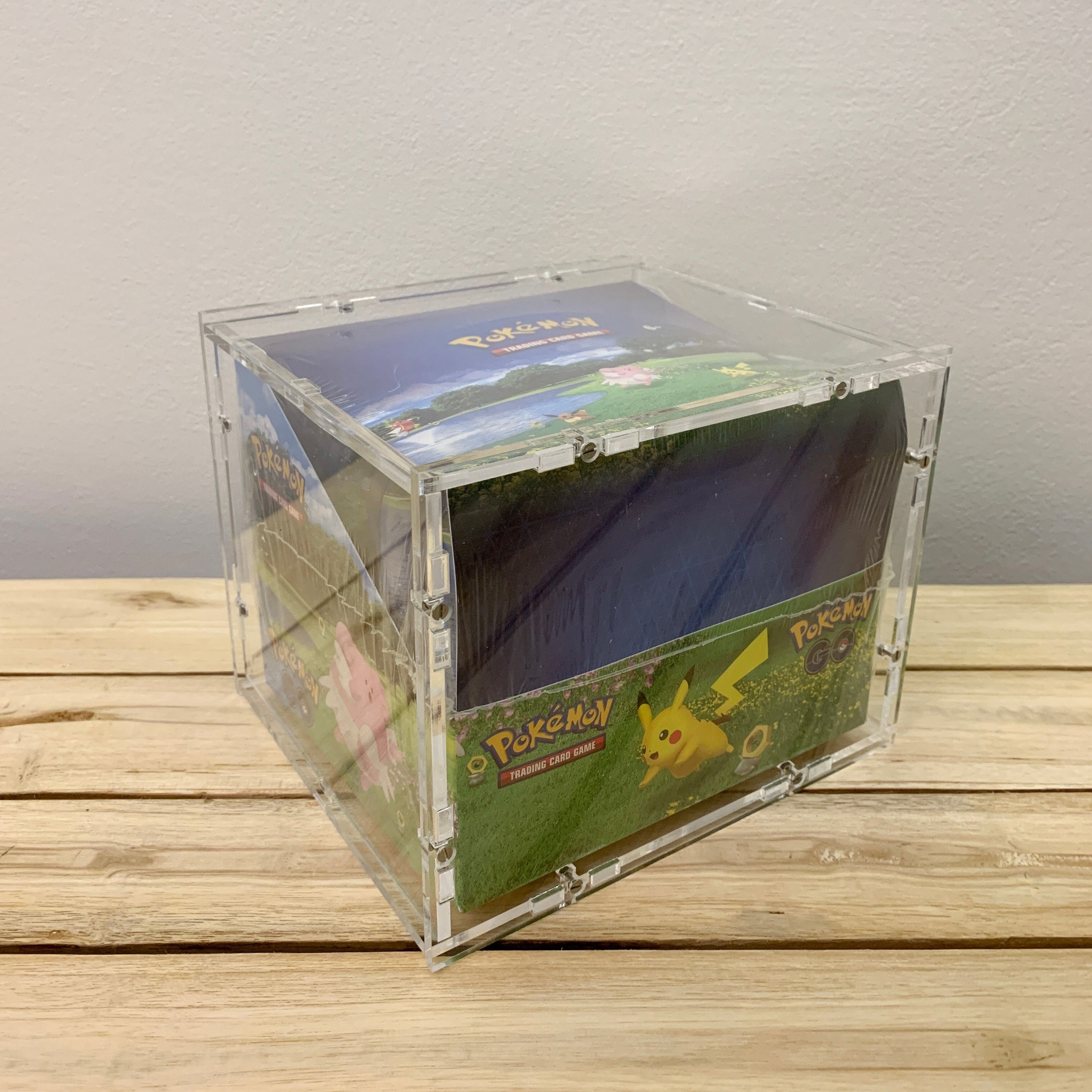 Pokemon Upc Clear Plastic Protector Case For Pokemon Card Booster Box Tins - Transparent Display & Storage Case Glass Collectible Boxes, Jars & Tins Pokemon Upc Clear Plastic Protector Case For Pokemon Card Booster Box Tins - Transparent Display & Storage Case Glass Collectible Boxes, Jars & Tins